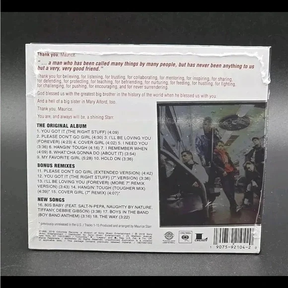 New Kids on the Block - Hangin' Tough (30th Anniversary Edition) [New CD] 💿 - Picture 2 of 4